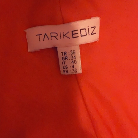 Tarik Ediz special order gown red 4 nwt - Picture 12 of 12